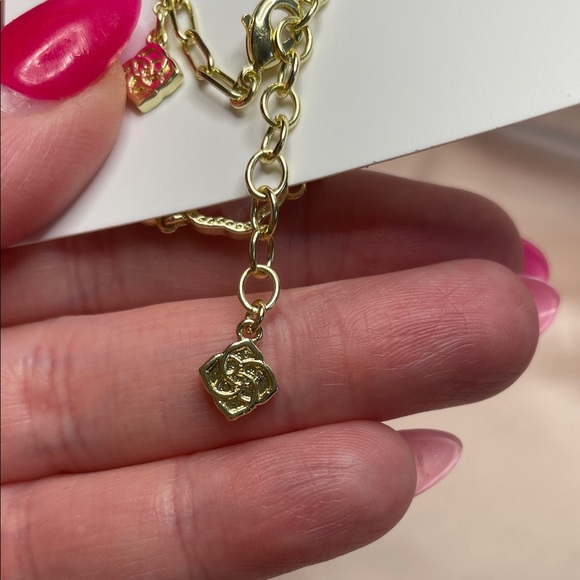 Kendra Scott Mini Elisa and Abbie Gold Set of 2 Bracelets $115 MSRP NWT - Picture 7 of 7